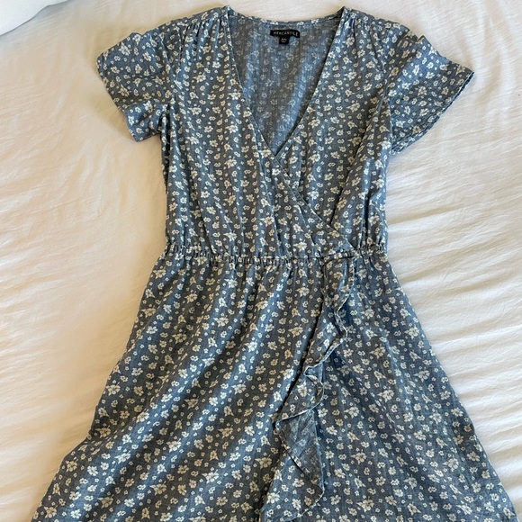 J.Crew Mercantile Casual Blue Mini Dress - Picture 5 of 8